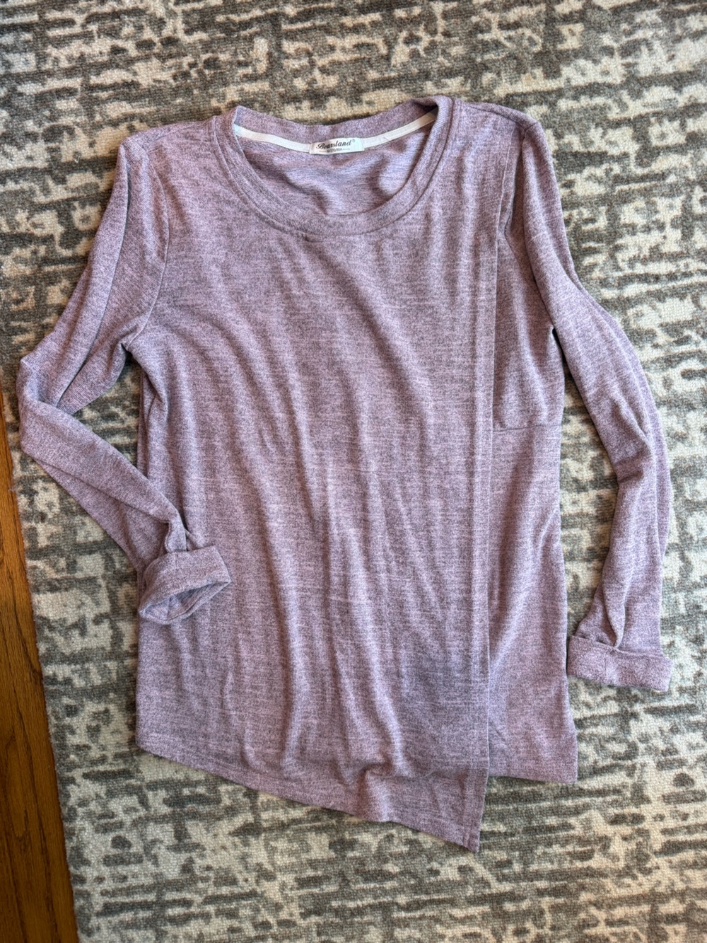Soft Knit Women's nursing Top - Dusty Lavender size M nursing top